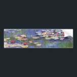Claude Monet - Water Lilies / Nympheas Bumper Sticker<br><div class="desc">Water Lilies / Nympheas - Claude Monet,  1916</div>