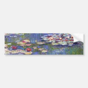 Claude Monet - Water Lilies / Nympheas Bumper Sticker
