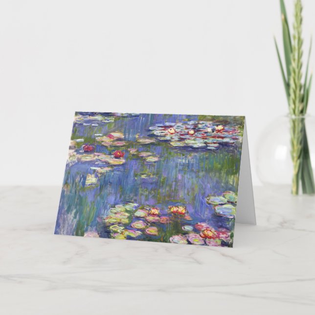 Claude Monet - Water Lilies / Nympheas Card (Front)