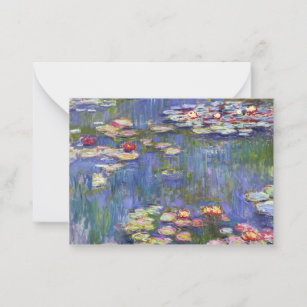 Claude Monet - Water Lilies / Nympheas Card