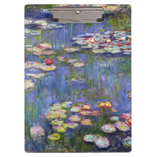 Claude Monet - Water Lilies / Nympheas Clipboard