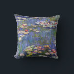 Claude Monet - Water Lilies / Nympheas Cushion<br><div class="desc">Water Lilies / Nympheas - Claude Monet,  1916</div>