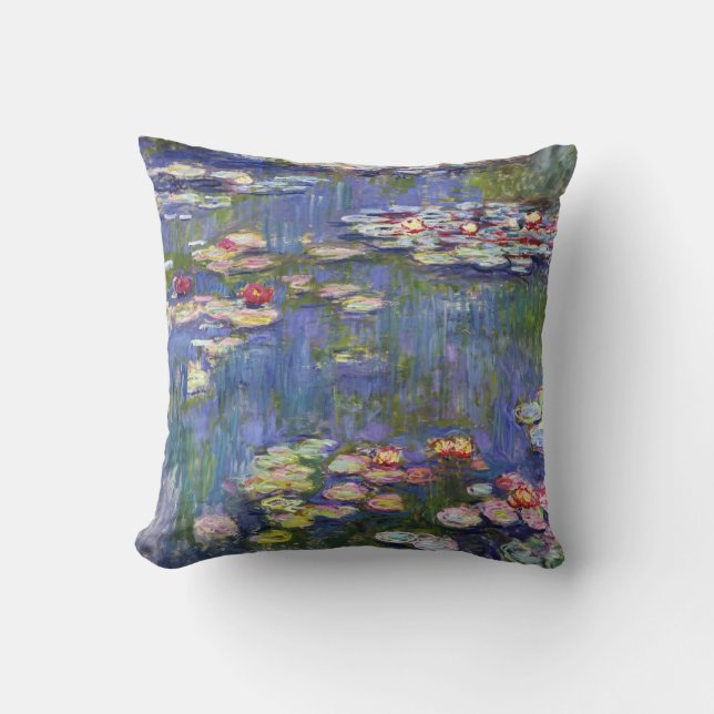 Claude Monet - Water Lilies / Nympheas Cushion (Front)