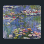 Claude Monet - Water Lilies / Nympheas Cutting Board<br><div class="desc">Water Lilies / Nympheas - Claude Monet,  1916</div>