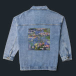 Claude Monet - Water Lilies / Nympheas Denim Jacket<br><div class="desc">Water Lilies / Nympheas - Claude Monet,  1916</div>