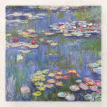 Claude Monet - Water Lilies / Nympheas Glass Coaster<br><div class="desc">Water Lilies / Nympheas - Claude Monet,  1916</div>