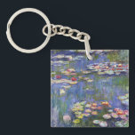 Claude Monet - Water Lilies / Nympheas Key Ring<br><div class="desc">Water Lilies / Nympheas - Claude Monet,  1916</div>