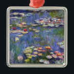 Claude Monet - Water Lilies / Nympheas Metal Ornament<br><div class="desc">Water Lilies / Nympheas - Claude Monet,  1916</div>
