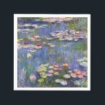 Claude Monet - Water Lilies / Nympheas Napkin<br><div class="desc">Water Lilies / Nympheas - Claude Monet,  1916</div>