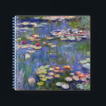 Claude Monet - Water Lilies / Nympheas Notebook<br><div class="desc">Water Lilies / Nympheas - Claude Monet,  1916</div>