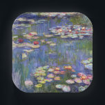 Claude Monet - Water Lilies / Nympheas Paper Plate<br><div class="desc">Water Lilies / Nympheas - Claude Monet,  1916</div>