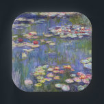 Claude Monet - Water Lilies / Nympheas Paper Plate<br><div class="desc">Water Lilies / Nympheas - Claude Monet,  1916</div>