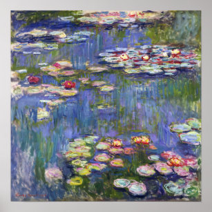 Claude Monet - Water Lilies / Nympheas Poster