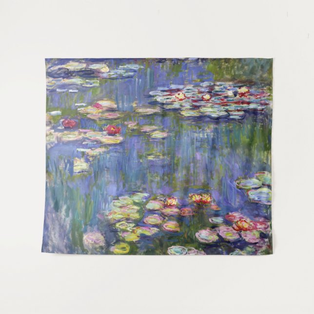 Claude Monet - Water Lilies / Nympheas Tapestry (Front (Horizontal))