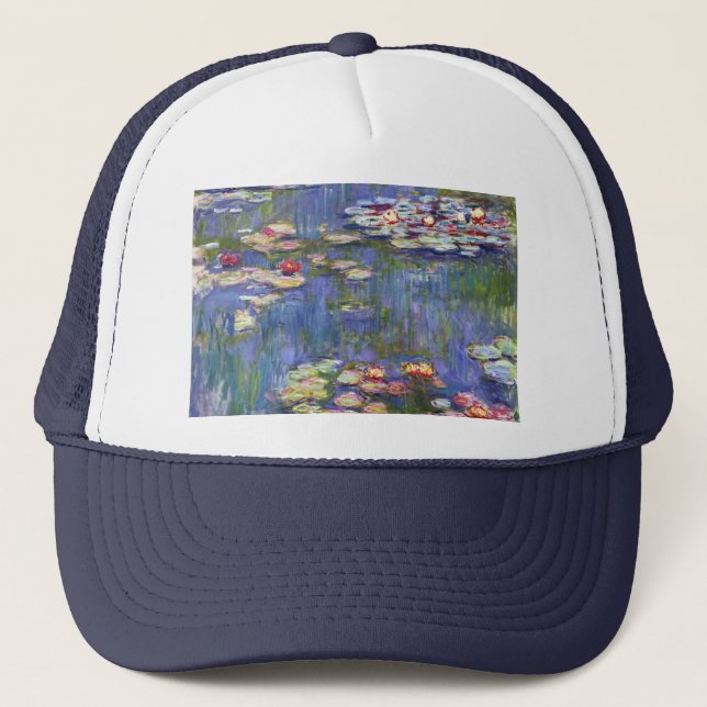 Claude Monet - Water Lilies / Nympheas Trucker Hat (Front)