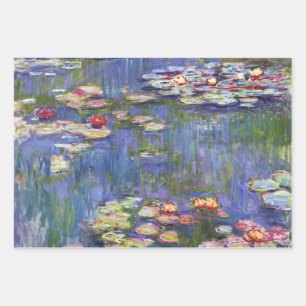 Claude Monet - Water Lilies / Nympheas Wrapping Paper Sheet