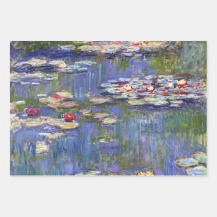 Claude Monet - Water Lilies / Nympheas Wrapping Paper Sheet