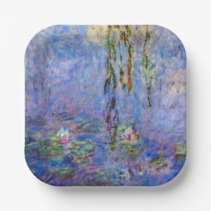 Claude Monet - Water Lilies Paper Plate