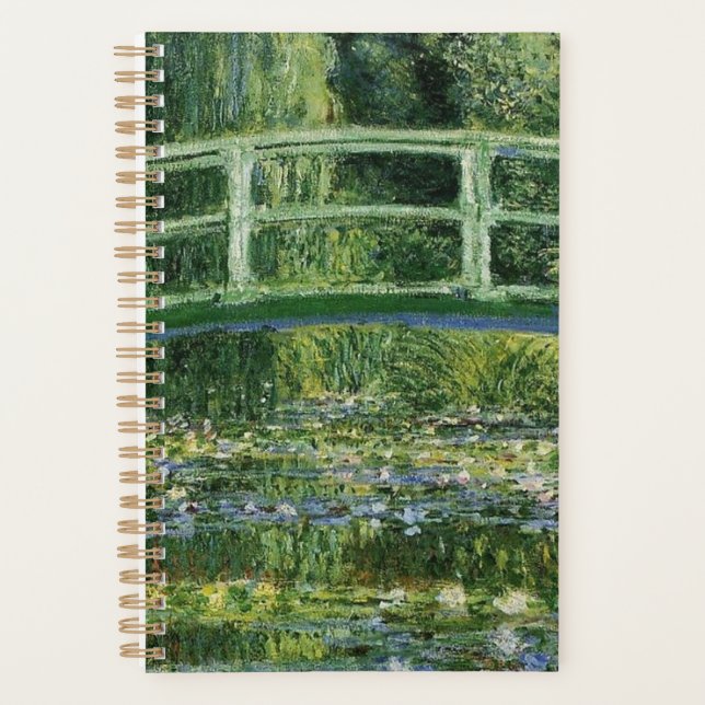 Claude Monet Water Lilies Planner (Front)