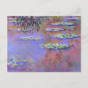 Claude Monet Water Lilies Postcard