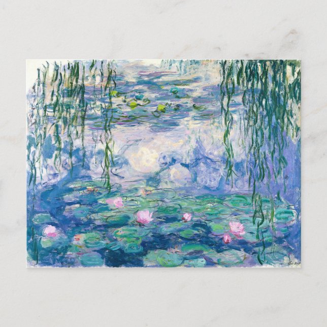 CLAUDE MONET - Water lilies Postcard (Front)