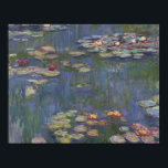 Claude Monet - Water Lilies Poster<br><div class="desc">Water Lilies by Claude Monet, 1916. Claude Monet was a founder of French Impressionist painting, and the most consistent and prolific practitioner of the movement's philosophy of expressing one's perceptions before nature, especially as applied to plein-air landscape painting. The term "Impressionism" is derived from the title of his painting Impression,...</div>