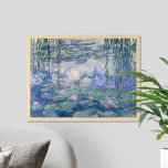 Claude Monet Water Lilies Poster<br><div class="desc">Poster of Water Lilies fine art painting of botanical nature landscape by Claude Monet</div>