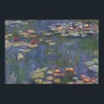 Claude Monet - Water Lilies Poster<br><div class="desc">Water Lilies by Claude Monet, 1916. Claude Monet was a founder of French Impressionist painting, and the most consistent and prolific practitioner of the movement's philosophy of expressing one's perceptions before nature, especially as applied to plein-air landscape painting. The term "Impressionism" is derived from the title of his painting Impression,...</div>