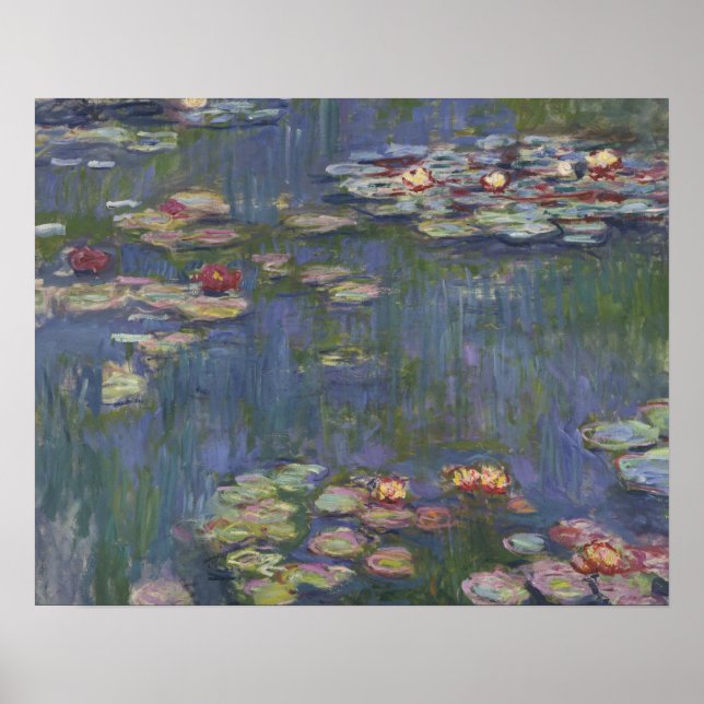 Claude Monet - Water Lilies Poster (Front)