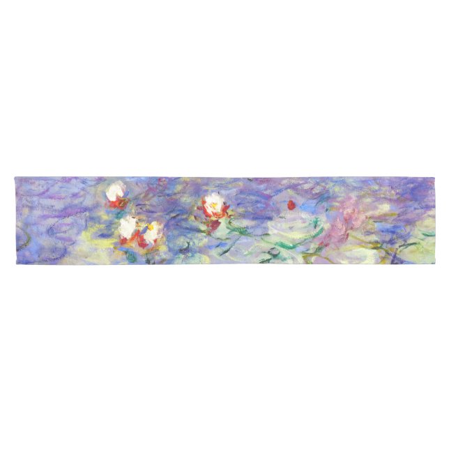 Claude Monet - Water Lilies Short Table Runner (Horizontal)