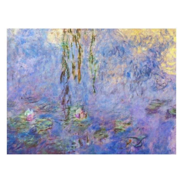 Claude Monet - Water Lilies Tablecloth (Front (Horizontal))