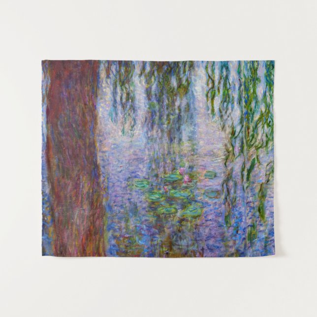 Claude Monet - Water Lilies Tapestry (Front (Horizontal))