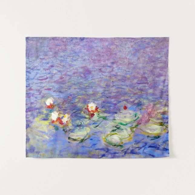 Claude Monet - Water Lilies Tapestry (Front (Horizontal))