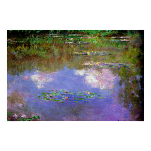 Claude Monet - Water-Lilies, The Clouds, Poster