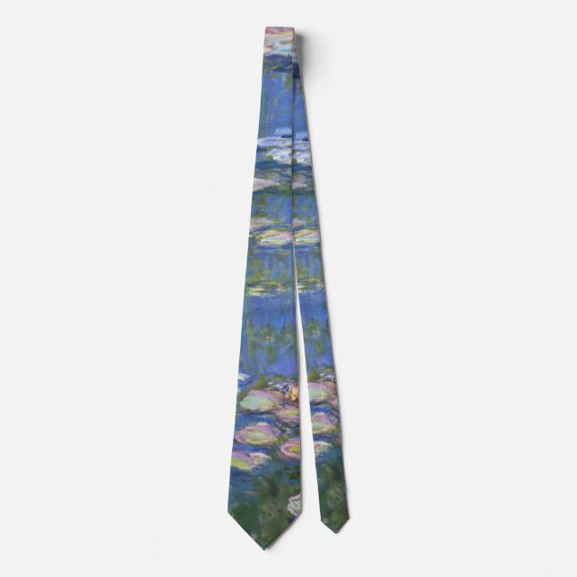 Claude Monet // Water Lilies Tie (Front)
