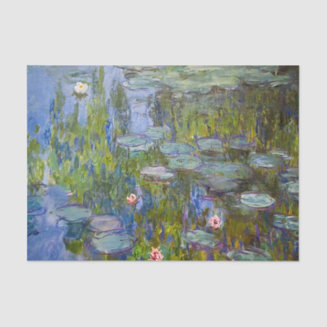 Claude Monet Water Lilies Tissue Paper (Front)