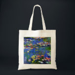 Claude Monet Water Lilies Tote Bag<br><div class="desc">Water Lilies painted by Claude Monet in 1916.</div>