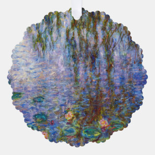 Claude Monet - Water Lilies Tree Decoration Card