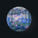 Claude Monet Water Lilies Vintage Floral HD Art 3 Cm Round Badge<br><div class="desc">Claude Monet Water Lilies Vintage Floral HD Art Button.
Water Lilies painting by Claude Monet. Painted between 1916-1919.</div>