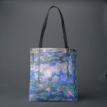 Claude Monet Water Lilies Vintage Floral HD Art Tote Bag<br><div class="desc">Claude Monet Water Lilies Vintage Floral HD Art Tote Bag.
Water Lilies painting by Claude Monet. Painted between 1916-1919.</div>