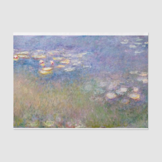 Claude Monet Water Lilies Water Lily Decoupage Tissue Paper (Front)