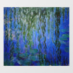 Claude Monet - Water Lilies with weeping willow<br><div class="desc">Water Lilies with weeping willow branches / Nympheas avec rameaux de saule by Claude Monet in 1916-1919</div>