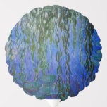 Claude Monet - Water Lilies with weeping willow Balloon<br><div class="desc">Water Lilies with weeping willow branches / Nympheas avec rameaux de saule by Claude Monet in 1916-1919</div>