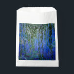 Claude Monet - Water Lilies with weeping willow Favour Bag<br><div class="desc">Water Lilies with weeping willow branches / Nympheas avec rameaux de saule by Claude Monet in 1916-1919</div>