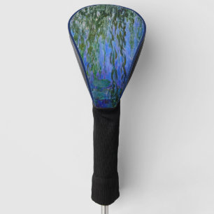 Claude Monet - Water Lilies with weeping willow Golf Head Cover