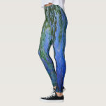 Claude Monet - Water Lilies with weeping willow Leggings<br><div class="desc">Water Lilies with weeping willow branches / Nympheas avec rameaux de saule by Claude Monet in 1916-1919</div>