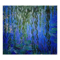 Claude Monet - Water Lilies with weeping willow