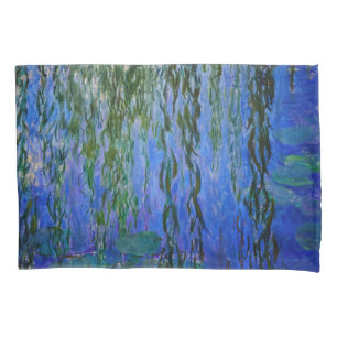 Claude Monet - Water Lilies with weeping willow Pillowcase