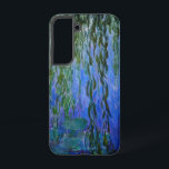 Claude Monet - Water Lilies with weeping willow Samsung Galaxy Case<br><div class="desc">Water Lilies with weeping willow branches / Nympheas avec rameaux de saule by Claude Monet in 1916-1919</div>