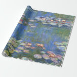 Claude Monet // Water Lilies Wrapping Paper<br><div class="desc">Water Lilies is a series of approxiamately 250 oil paintings by French Impressionist Claude Monet (1840-1926). The paintings depict Monet's flower garden at Giverny and were the main focus of Monet's artistic production during the last thirty years of his life.</div>